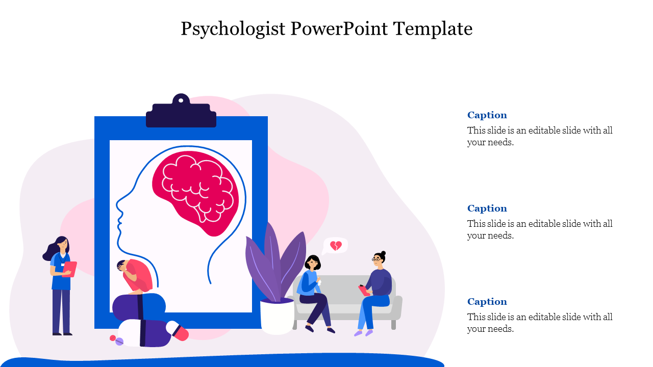 Psychologist PowerPoint Template Presentation